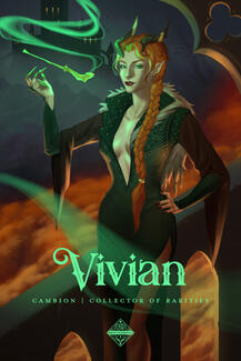 Vivian Adapted Vivian for a DnD universe, where she is a cambion who makes pacts with rare and odd creatures.