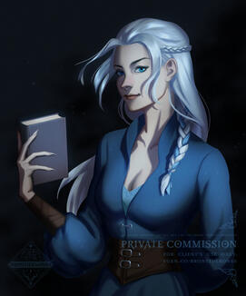 Full Render Commission for "Y" A client's gift to their friend of a dnd character!