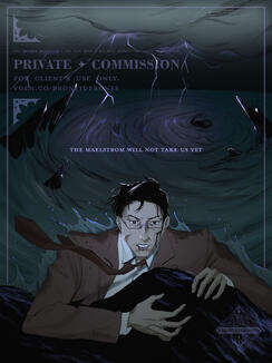 Coloured Commission for "S" A depiction of the client's economy-related turmoil.