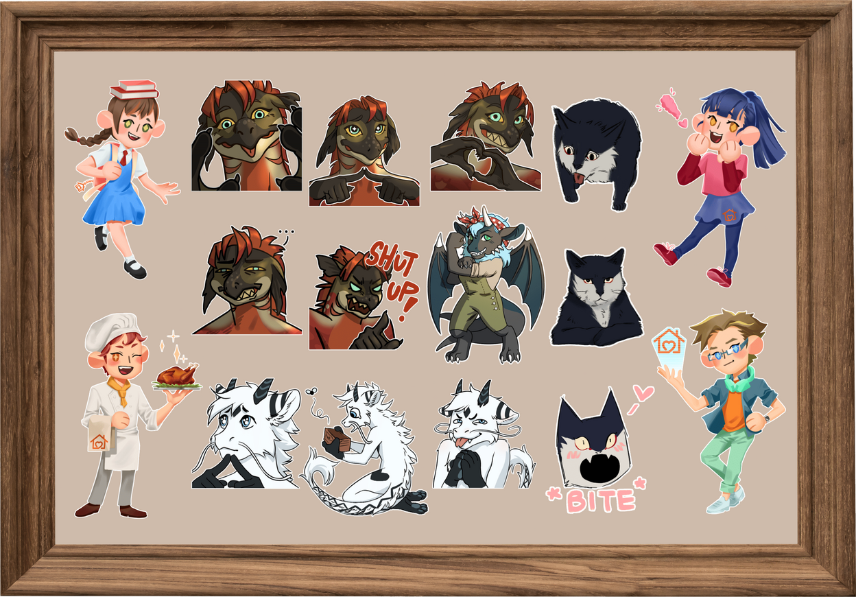 Chibi, Stickers, Emotes Chibi, Stickers, Emotes